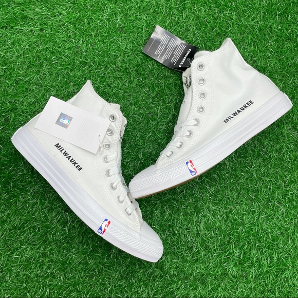 Converse All Star Chuck Taylor Ctas Hi Bucks NBA - Picture 5 of 9
